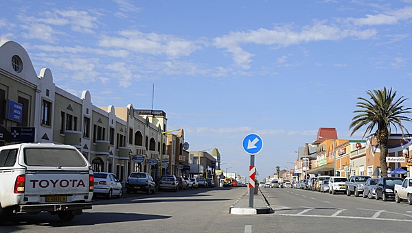 Blick in die Bismarkstraße.